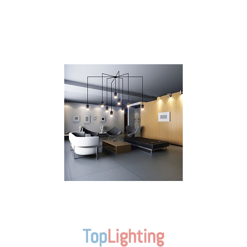 Northern Europe Contracted And Geometric Cord design Pendant Light