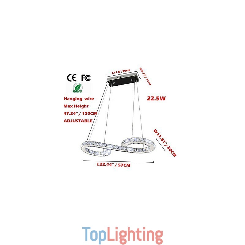 Model Pendant Light Modern Crystal Lamps Lighting Luxurious Ceiling Light Fixtures