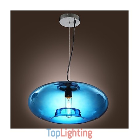 Pendant Light Modern Design Blue Glass Bulb Included Pendant Light Modern Design Blue Glass Bulb Included