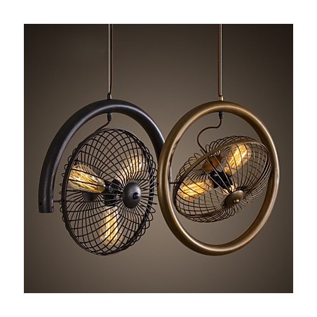 Retro Classic Metal Ceiling Fan Lights Simple Pendant Lamps Cafe Pendant Lamp Retro Classic Metal Ceiling Fan Lights Simple Pendant Lamps Cafe Pendant Lamp