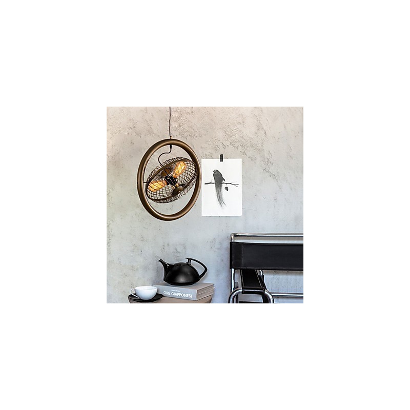 Retro Classic Metal Ceiling Fan Lights Simple Pendant Lamps Cafe Pendant Lamp