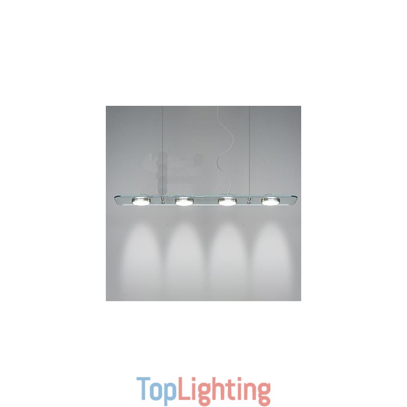 Restaurant Desk Lamp Rectangular Glass
