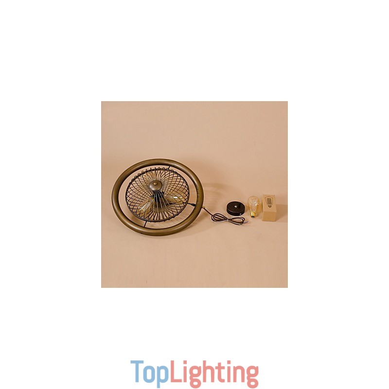 Retro Industrial Wind lamp fan pendant lamp American style