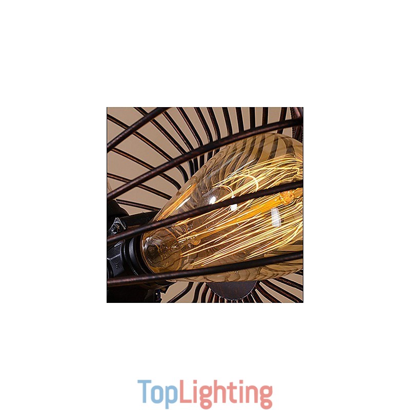 Retro Industrial Wind lamp fan pendant lamp American style