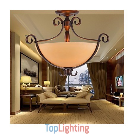 Rustic Lodge Vintage Mini Style Painting Metal Pendant Light Rustic Lodge Vintage Mini Style Painting Metal Pendant Light