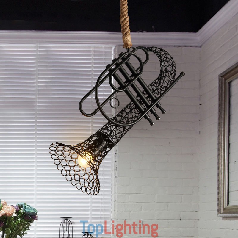 American Country Hemp lace T Retro Decorative Chandelier Chandelier
