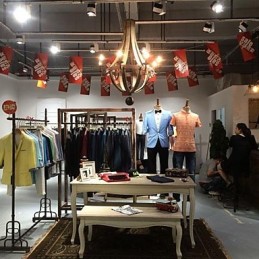 Vintage Mini Style Painting Wood Bamboo Chandelier