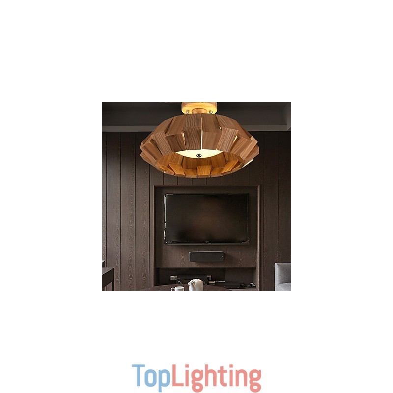 Modern Contemporary Country Mini Style Others Wood Bamboo Pendant Light