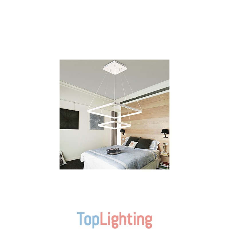 Modern Design 4Pendant Light Two Rings