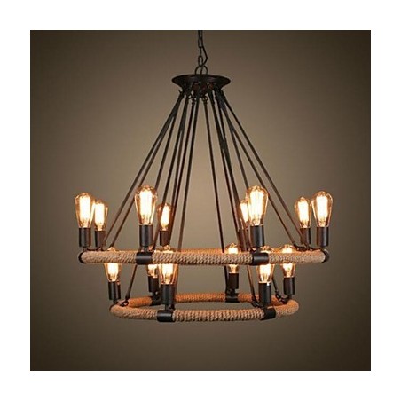 Traditional Classic Rustic Lodge Vintage Retro Country Painting Metal Pendant Light Traditional Classic Rustic Lodge Vintage Retro Country Painting Metal Pendant Light