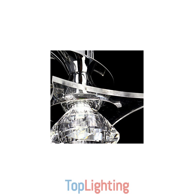 Chandelier Modern Crystal Living 3 Lights