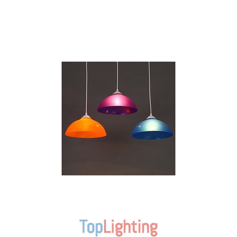 Single Head Acrylic Line Transparent Chimney Droplight Supermarket Lamp