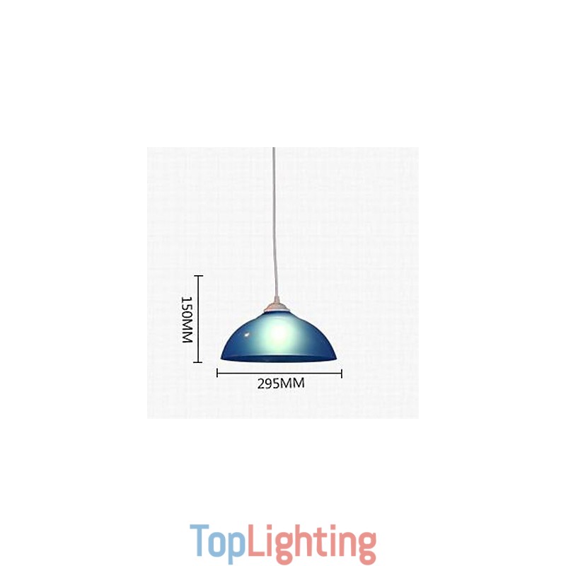 Single Head Acrylic Line Transparent Chimney Droplight Supermarket Lamp
