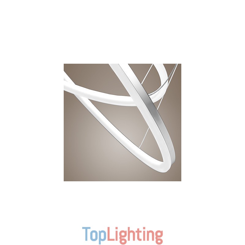 Modern Design Pendant Light 4High Quality Acrylic Double Ring Fit