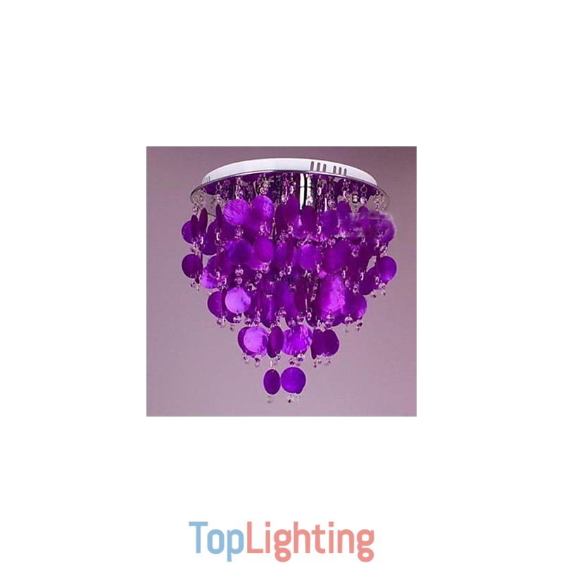 Warm Crystal Ceiling Lamp Shell