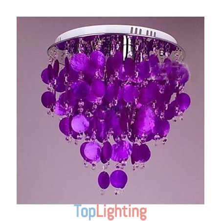 Warm Crystal Ceiling Lamp Shell Warm Crystal Ceiling Lamp Shell