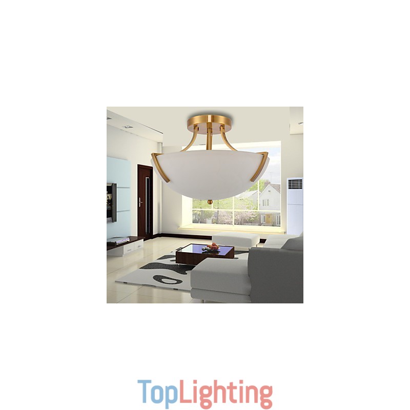 Rustic Lodge Vintage Mini Style Painting Metal Pendant Light