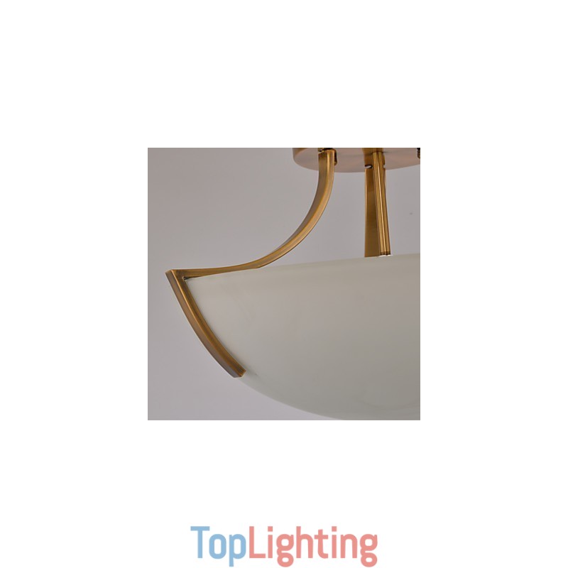 Rustic Lodge Vintage Mini Style Painting Metal Pendant Light