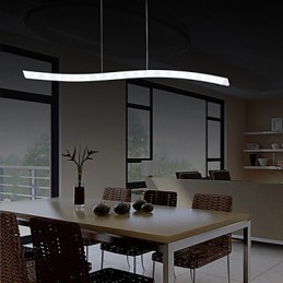 Modern Contemporary Chrome Pendant Light