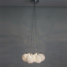 Modern Contemporary Mini Style Electroplated Metal Pendant Light
