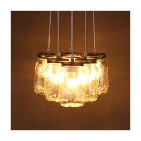 Creative Wishing Bottle Glass Sweet Children Three Droplight Lamp Creative Wishing Bottle Glass Sweet Children Three Droplight Lamp