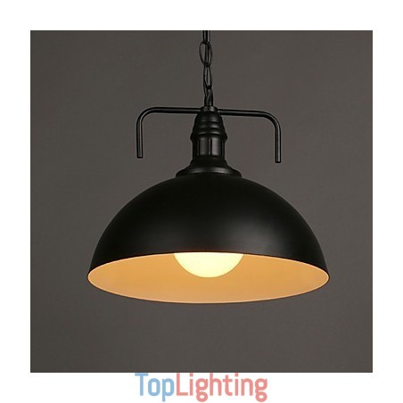 Nordic American Country Industrial Semicircle Fashion Wrought Iron Single Head Droplight Nordic American Country Industrial Semicircle Fashion Wrought Iron Single Head Droplight