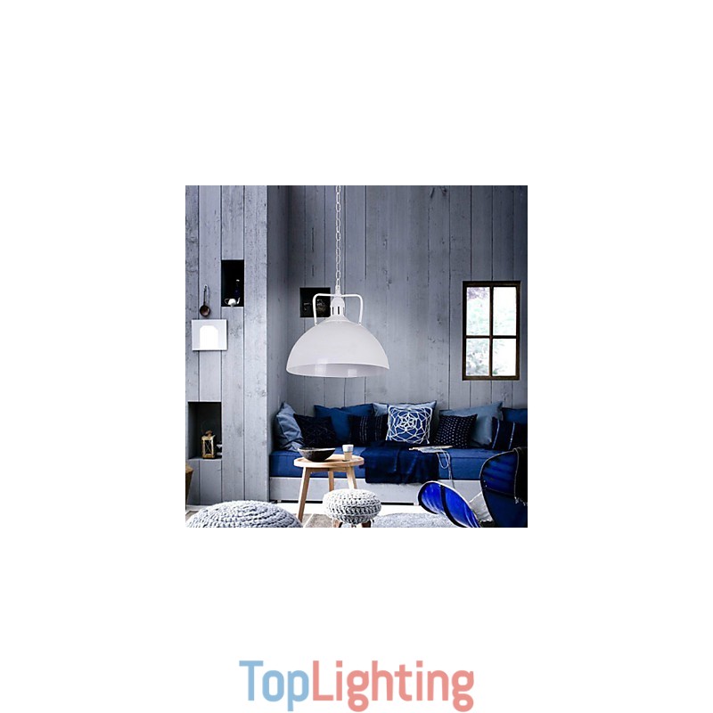 Nordic American Country Industrial Semicircle Fashion Wrought Iron Single Head Droplight