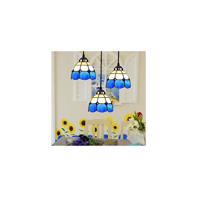 European Contracted Droplight Glass Lampshade Lamps And Lanterns Of The Mediterranean