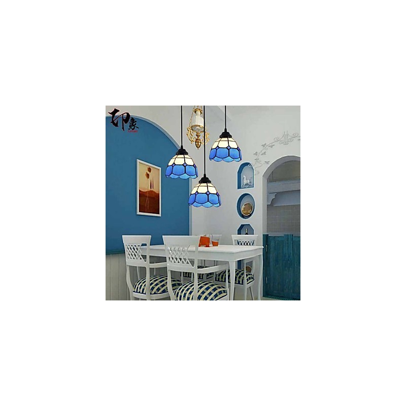 European Contracted Droplight Glass Lampshade Lamps And Lanterns Of The Mediterranean