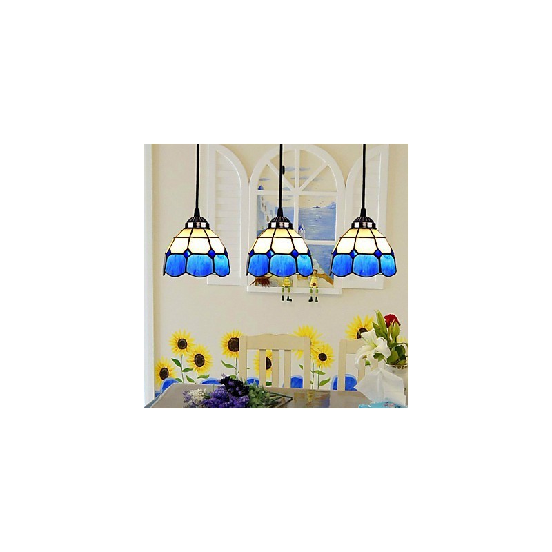 European Contracted Droplight Glass Lampshade Lamps And Lanterns Of The Mediterranean