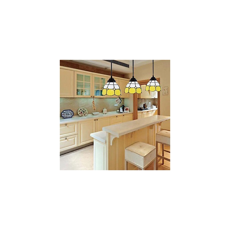European Contracted Droplight Glass Lampshade Lamps And Lanterns Of The Mediterranean