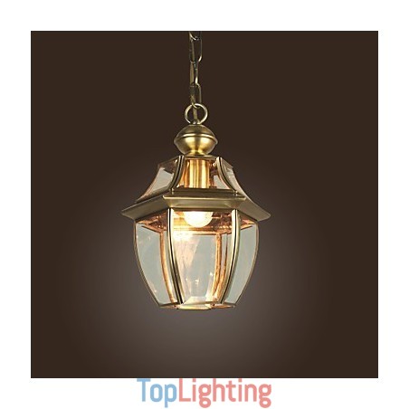 Traditional Classic Lantern Mini Style Electroplated Pendant Light Traditional Classic Lantern Mini Style Electroplated Pendant Light