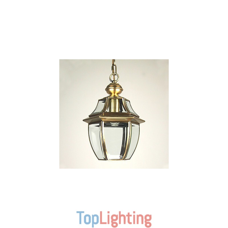 Traditional Classic Lantern Mini Style Electroplated Pendant Light
