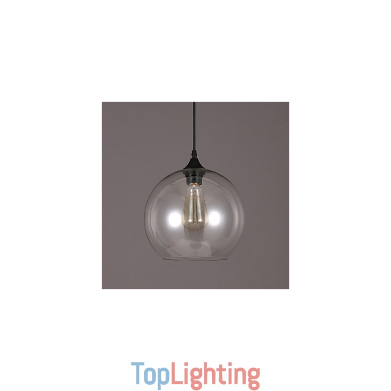 American Creative Nordic Contracted Rural Glass Ball Single Head Droplight Lanp