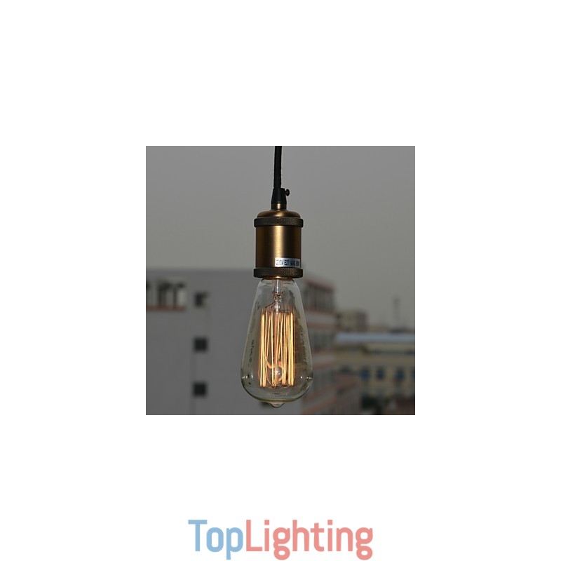 Country Painting Metal Pendant Light