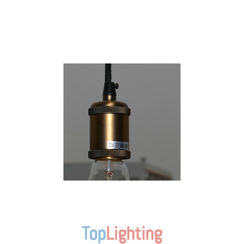 Country Painting Metal Pendant Light