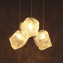Contemporary And Contracted Art Glass Irregular Meals Chandelier Ice Crystal Chandelier