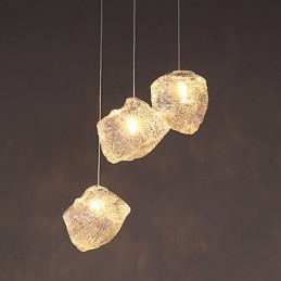 Contemporary And Contracted Art Glass Irregular Meals Chandelier Ice Crystal Chandelier