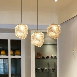 Contemporary And Contracted Art Glass Irregular Meals Chandelier Ice Crystal Chandelier