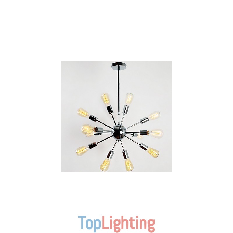 Electroplated Metal Chandelier