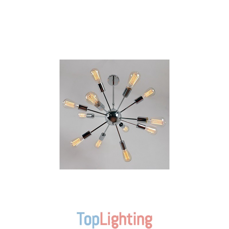 Electroplated Metal Chandelier