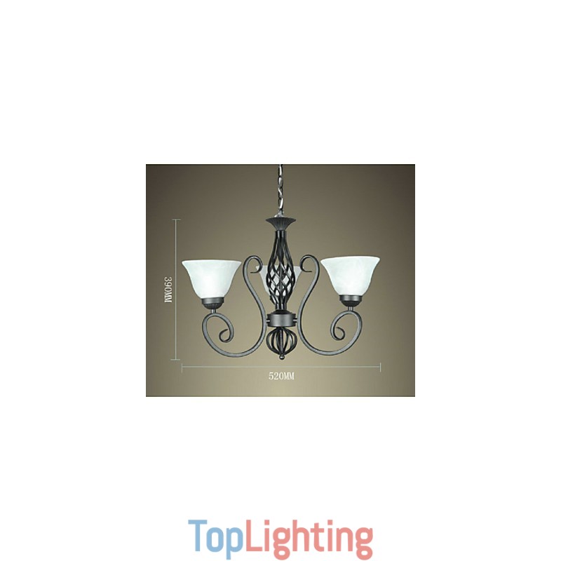 Jane The Chandelier Is Contracted Wrought Iron Creative European Style Decorative Lighting Lamps
