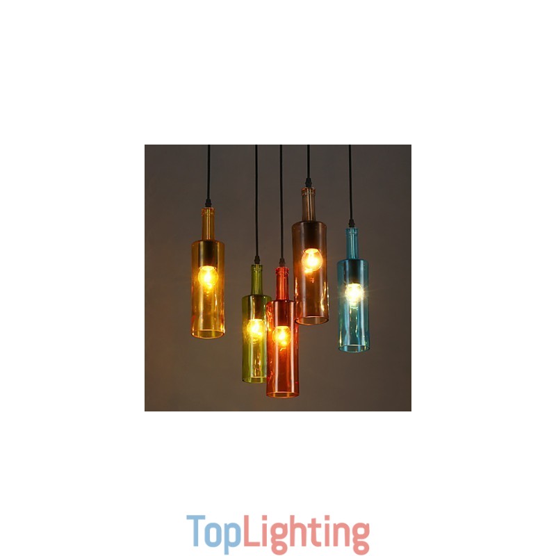 Diffuse Light Color Restoring Ancient Ways Bottle Droplight Pendant Light