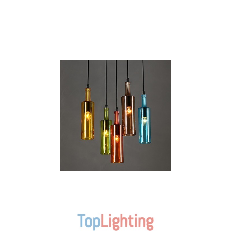 Diffuse Light Color Restoring Ancient Ways Bottle Droplight Pendant Light