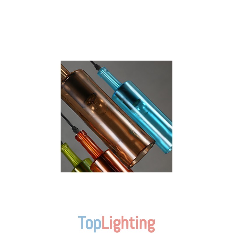 Diffuse Light Color Restoring Ancient Ways Bottle Droplight Pendant Light