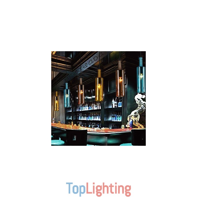 Diffuse Light Color Restoring Ancient Ways Bottle Droplight Pendant Light