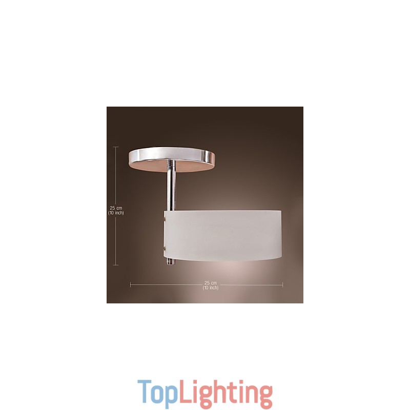 Modern Contemporary Mini Style Chrome Metal Chandelier Flush Mount Garage