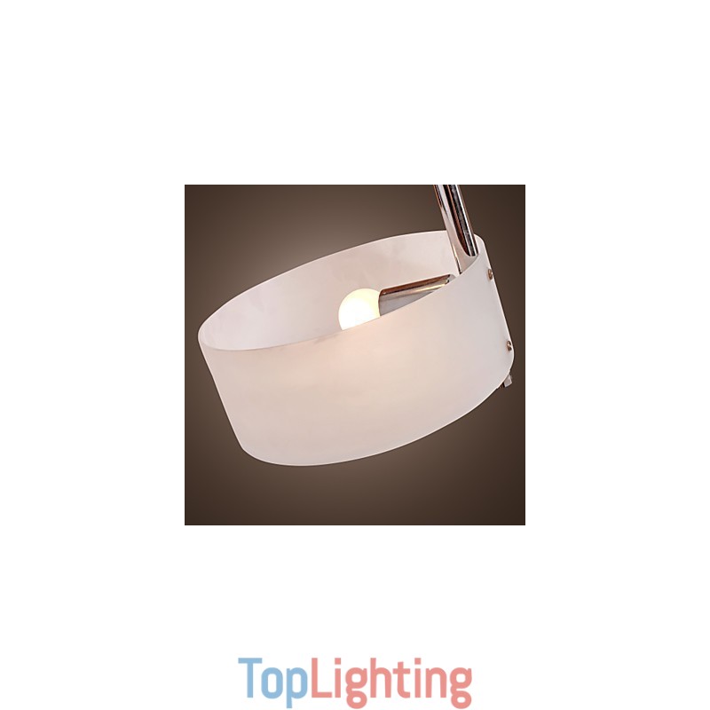 Modern Contemporary Mini Style Chrome Metal Chandelier Flush Mount Garage