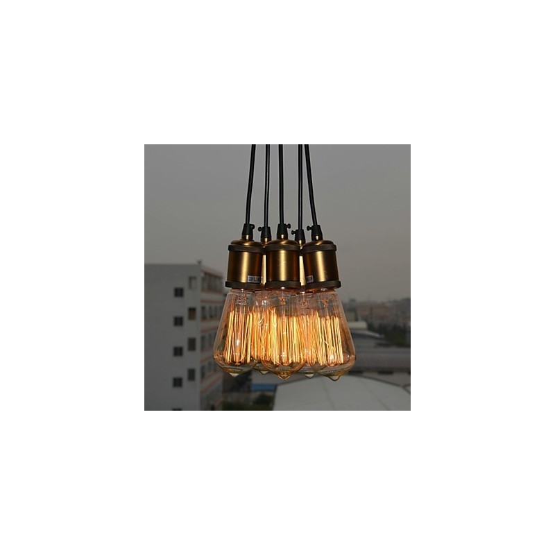 Country Electroplated Metal Flush Mount