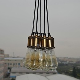 Country Electroplated Metal Flush Mount